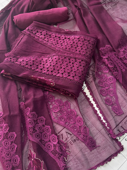 Magenta Petals 3pc