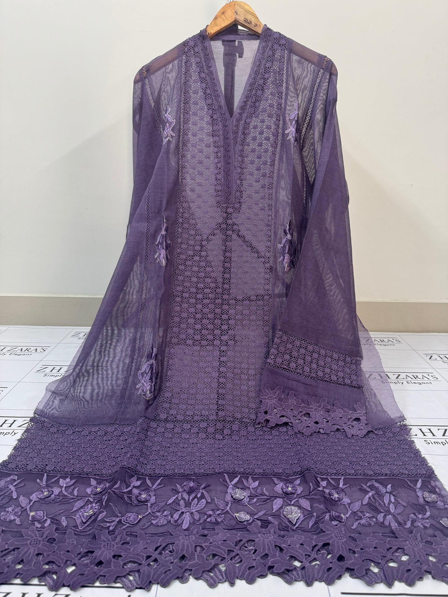 Lavender 3d Petals 3pc