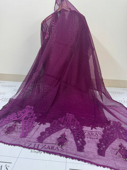 Magenta Petals 3pc
