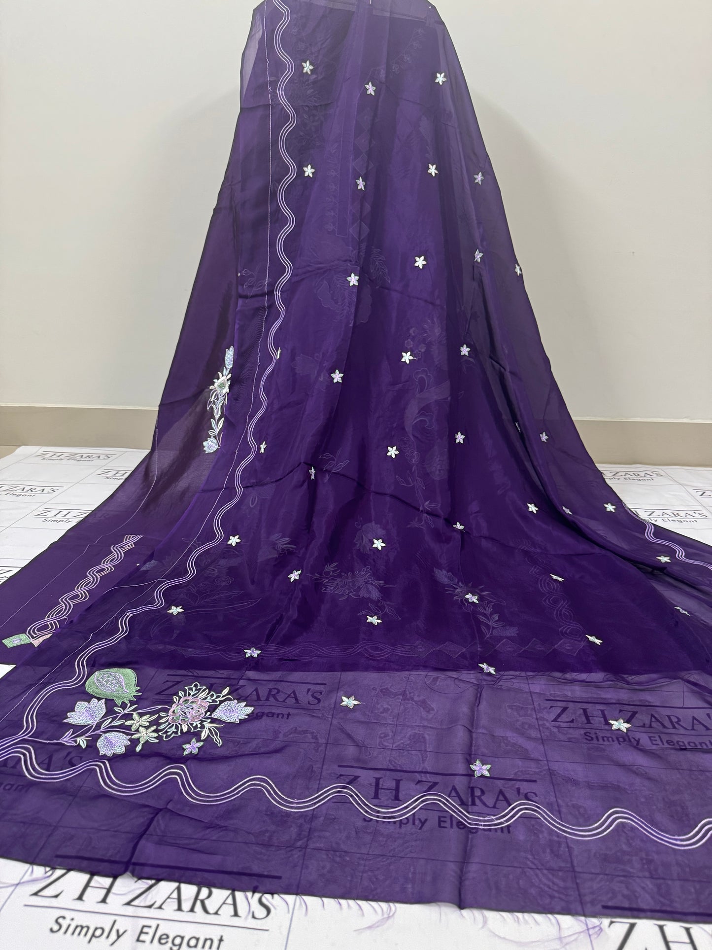 Brinjal Purple Kaftan 2pc