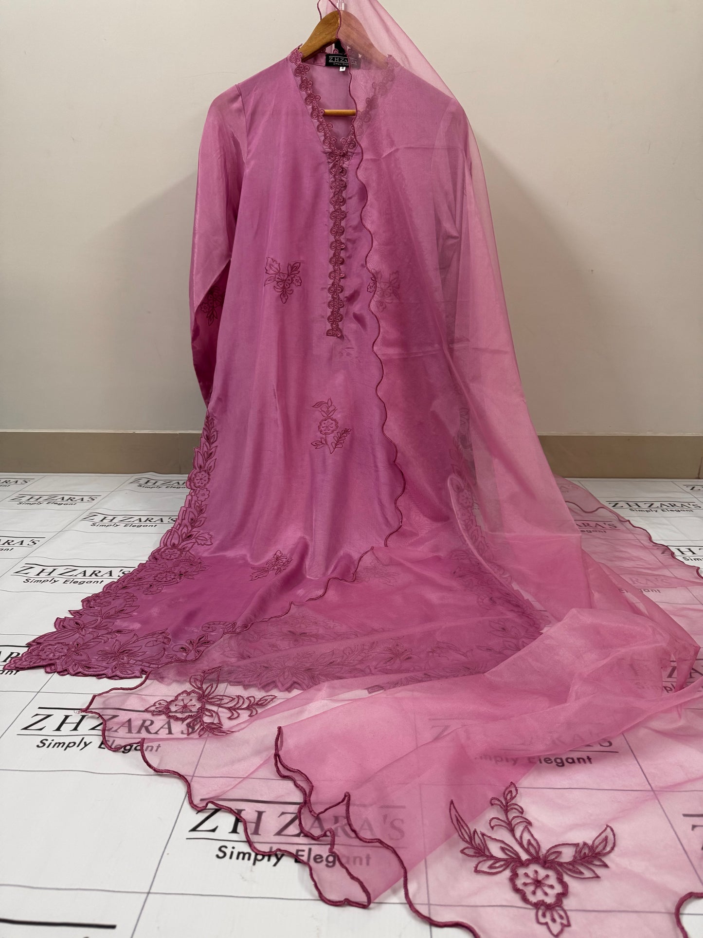 Blush Pink Maha Gul 3pc
