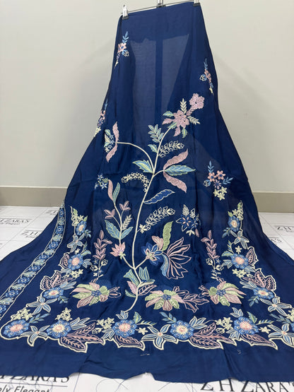 Navy Blue Royal Kaftan Shirt