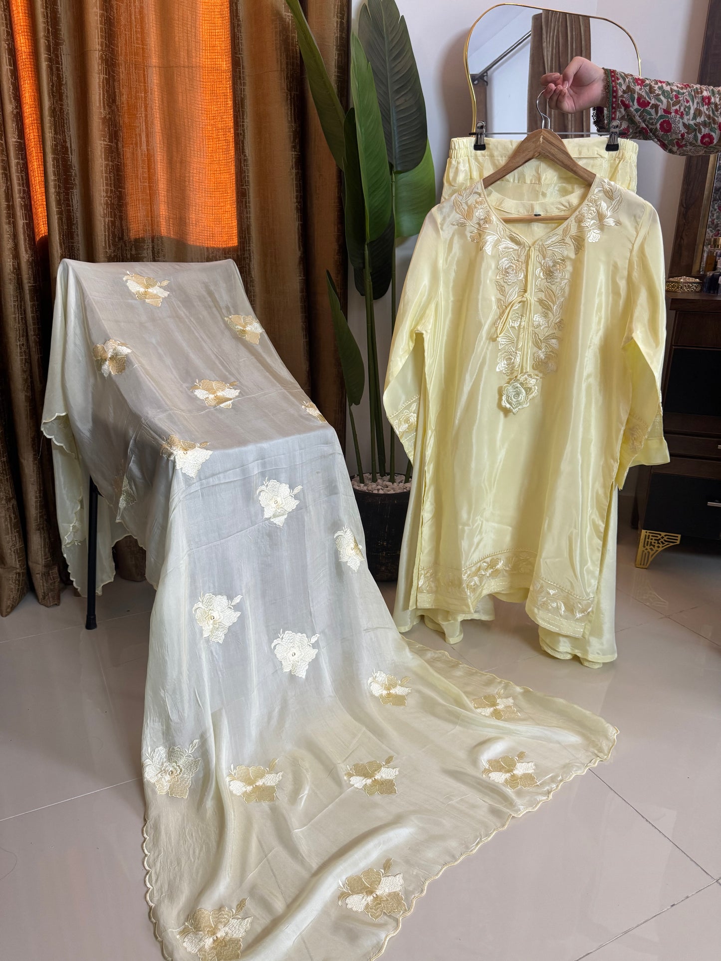 Butter Yellow Zarmina 3pc
