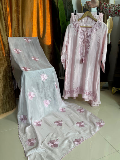 Soft Pink Zarmina 3pc