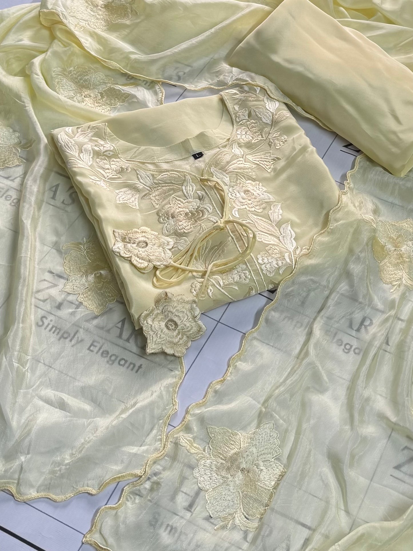 Butter Yellow Zarmina 3pc