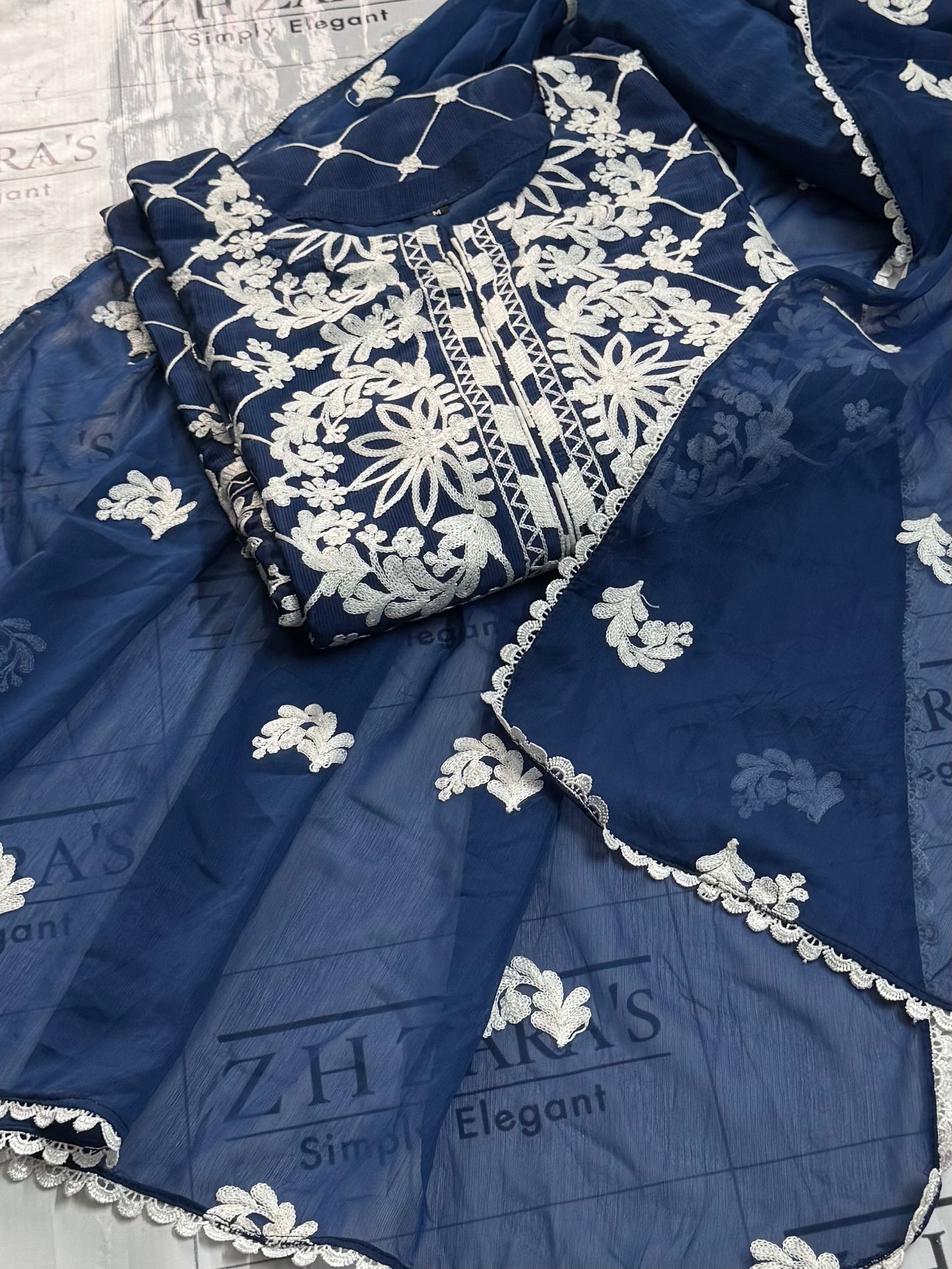 Electric Blue Laila 3pc