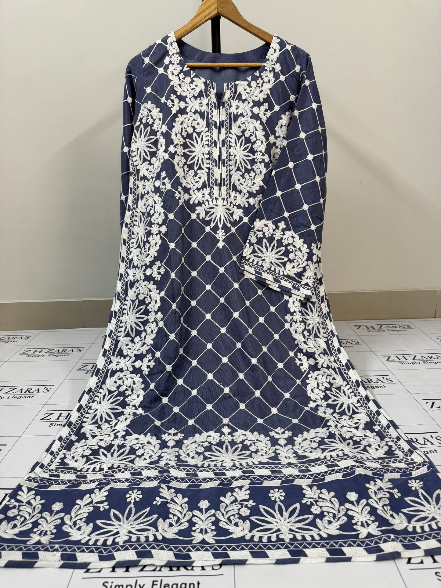 Metallic Grey Laila 3pc