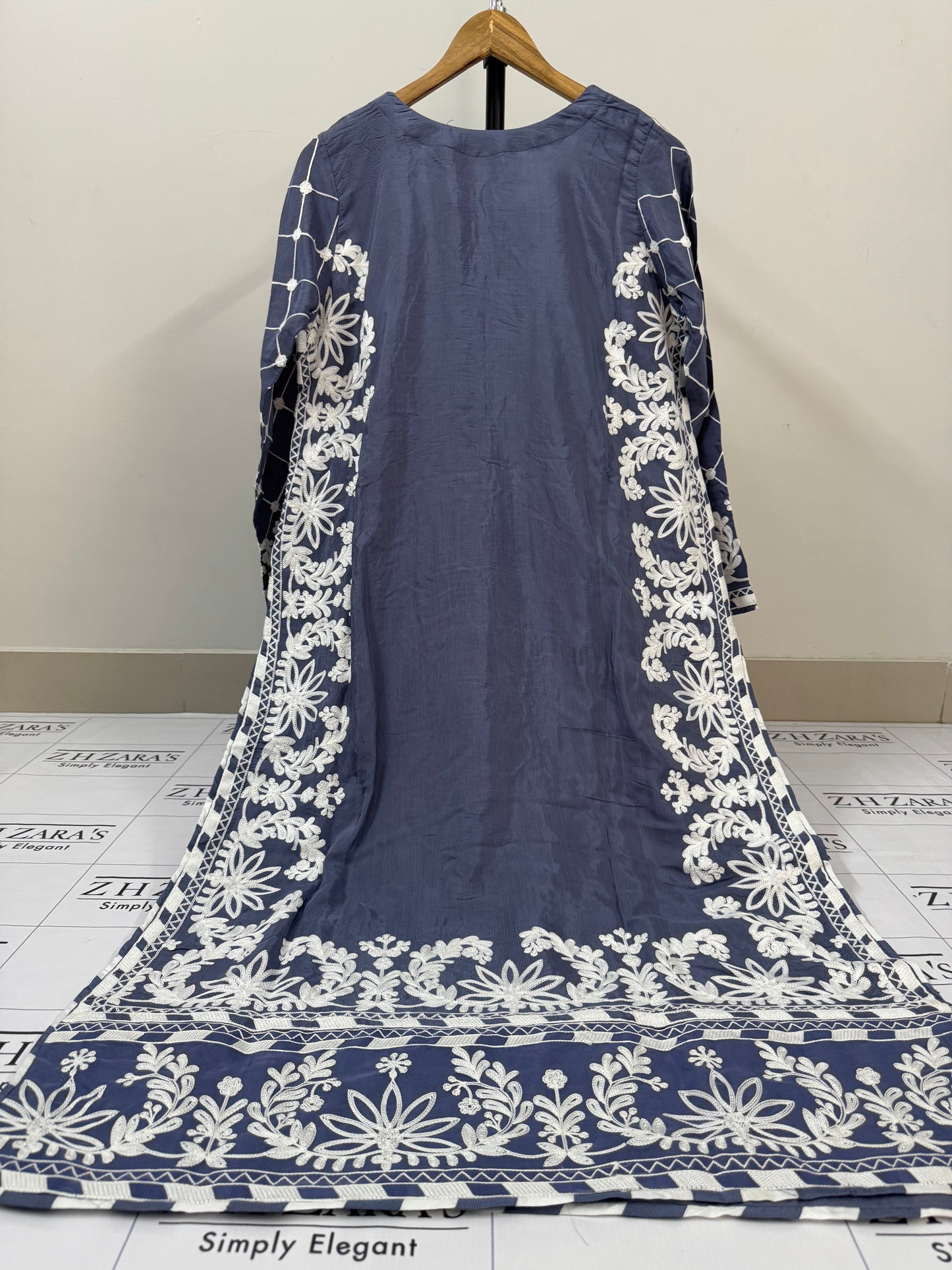 Metallic Grey Laila 3pc