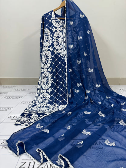 Electric Blue Laila 3pc