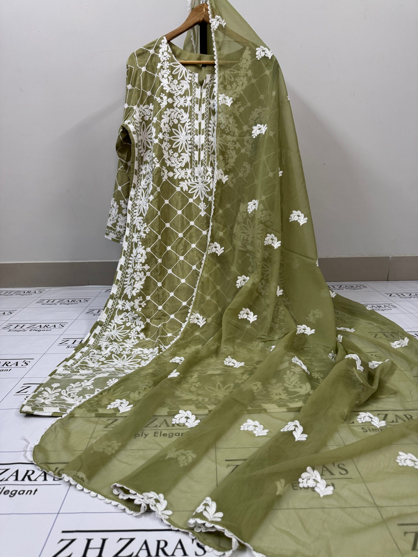 Apple Mint Green Laila 3pc
