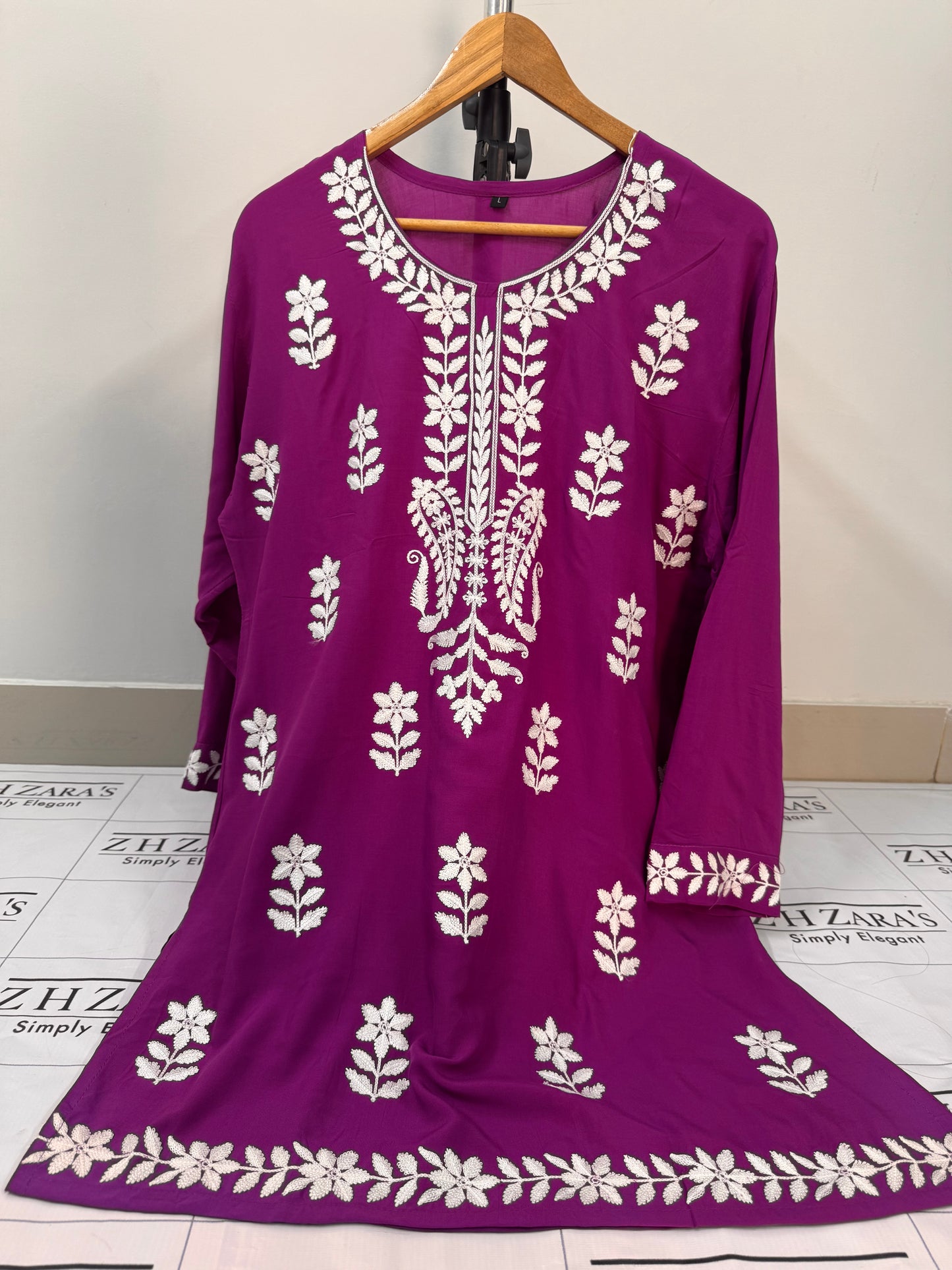 Magenta Anchor Kurti