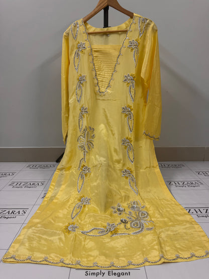 Butter Yellow V Neck 3pc