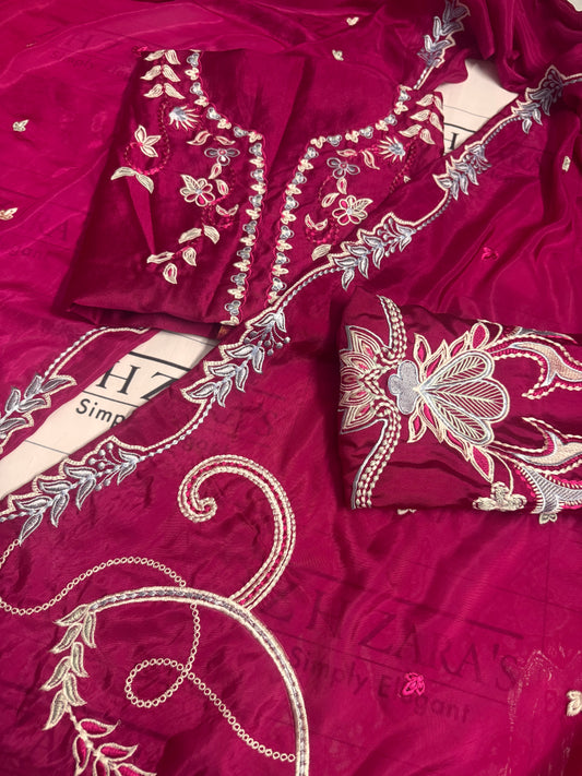 Hot Pink Kaftan 2pc