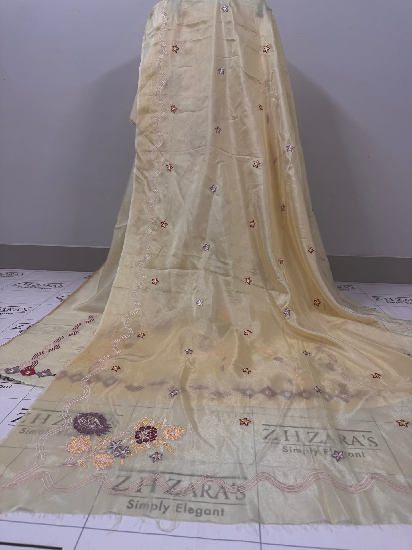 Butter Yellow Kaftan 2pc