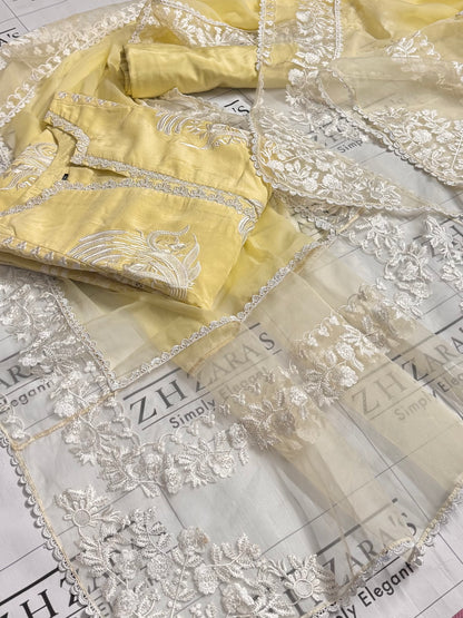 Butter Yellow Rehaam 3pc