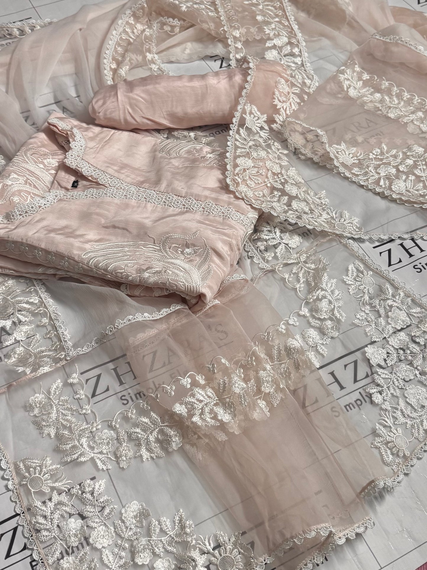 Powder Pink Rehaam 3pc