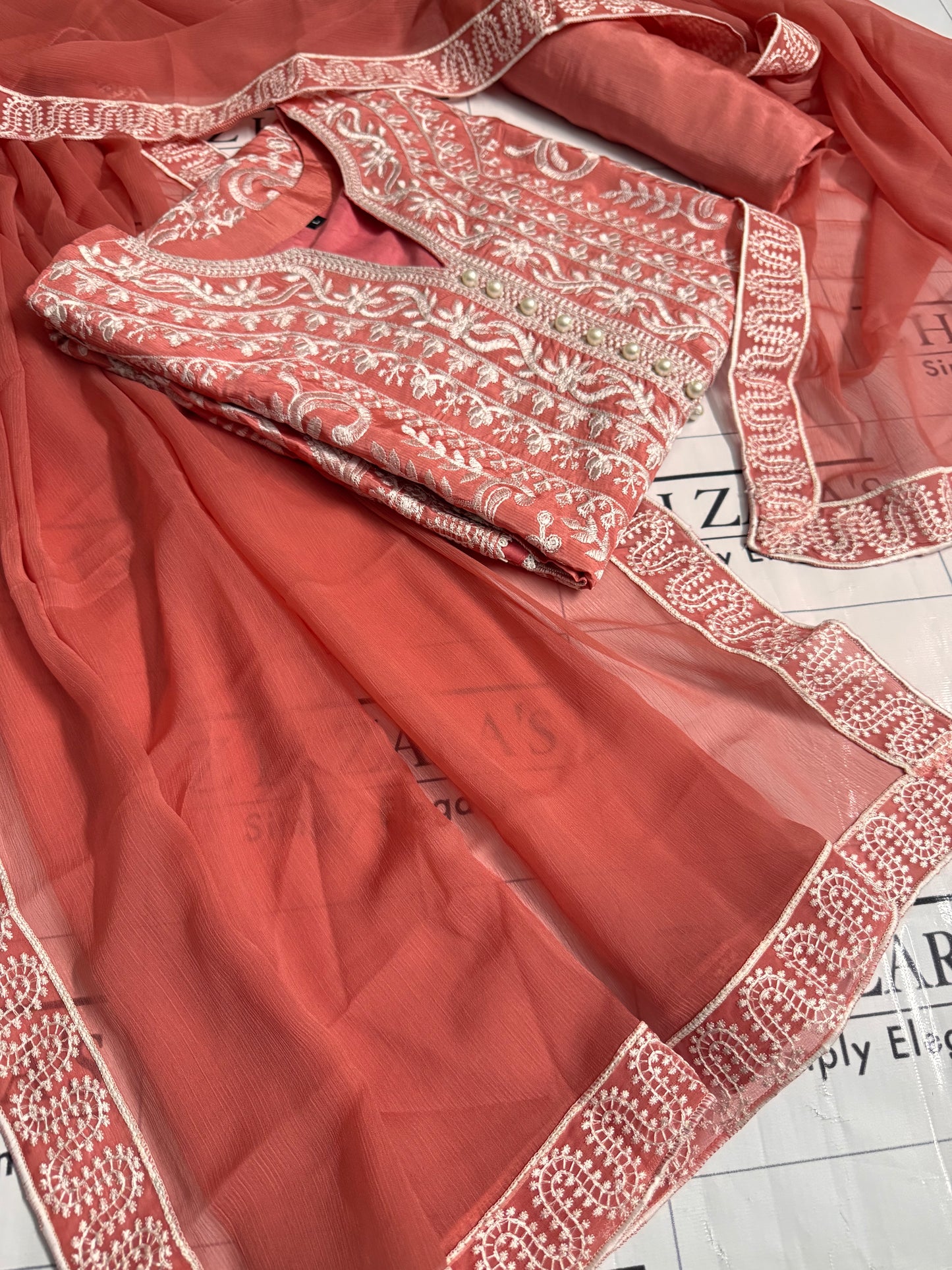 Peachy Pink Mirha 3pc