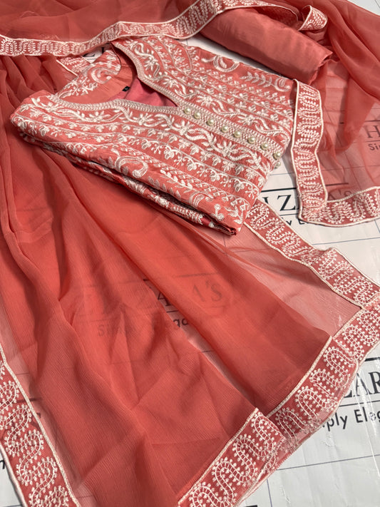 Peachy Pink Mirha 3pc