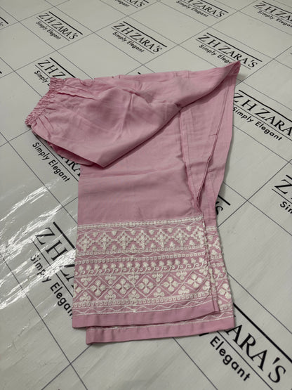 Soft Pink Anchor Kaftan 2pc