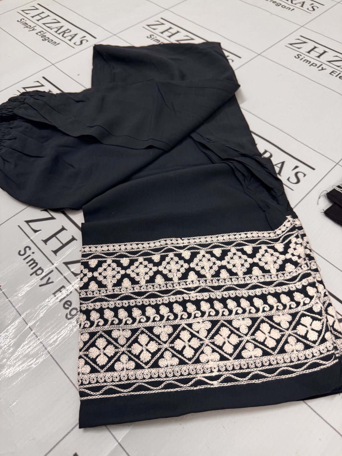 Black Anchor Kaftan 2pc