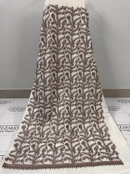 Ivory Shahi Pashmina 3pc
