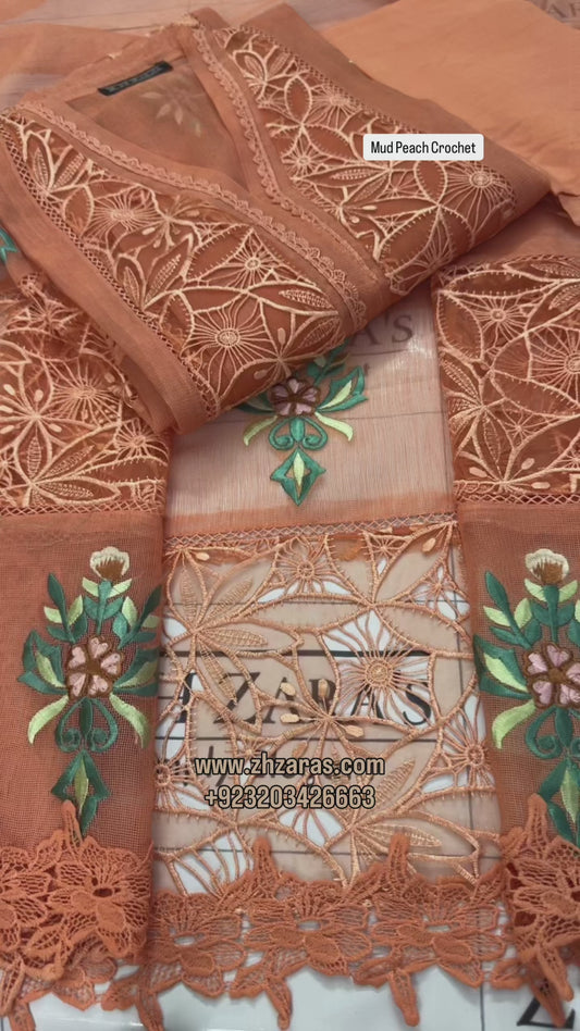 Mud Peach Crochet 3pc