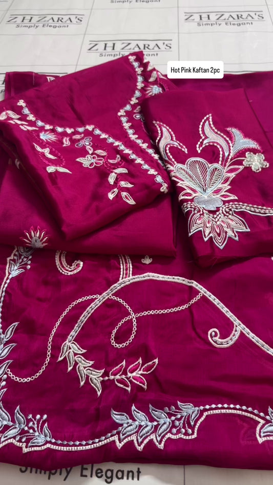 Hot Pink Kaftan 2pc