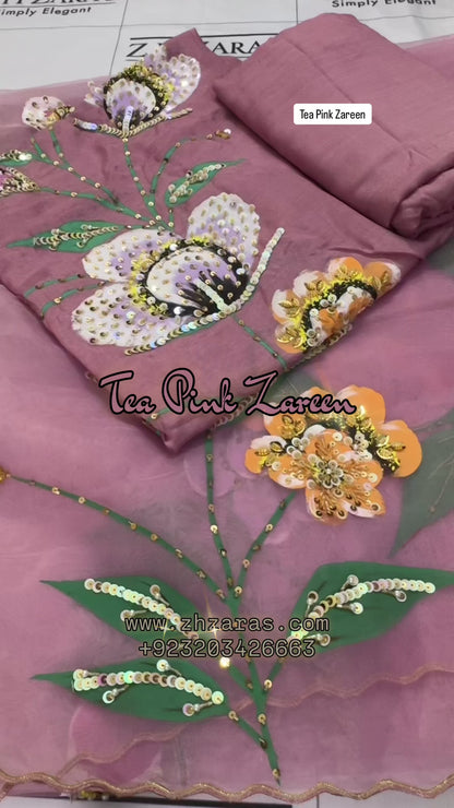 Tea Pink Pink Zareen 3pc
