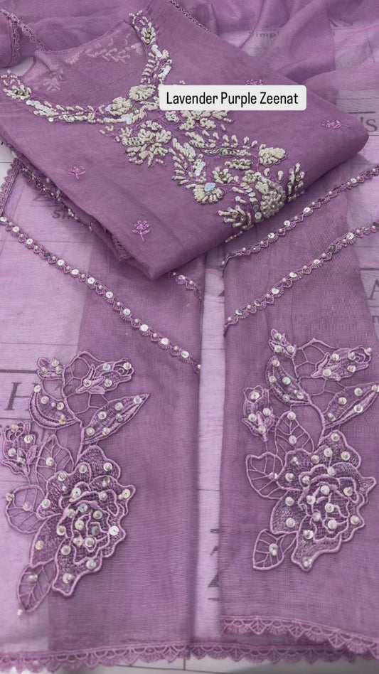 Lavender Purple Zeenat 2pc