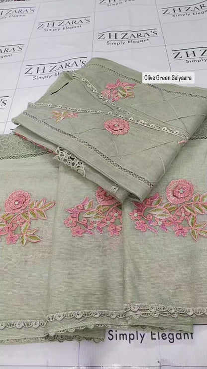 Olive Green Saiyaara 2pc