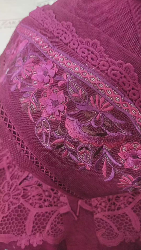 Magenta Hot Pink Shaahi 3pc