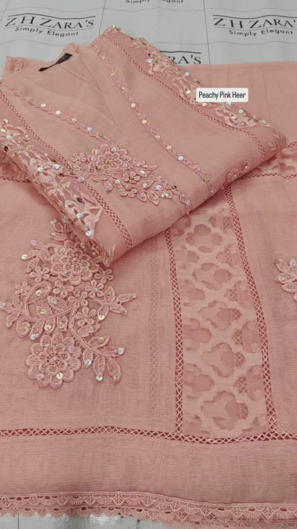 Peachy Pink Heer 2pc