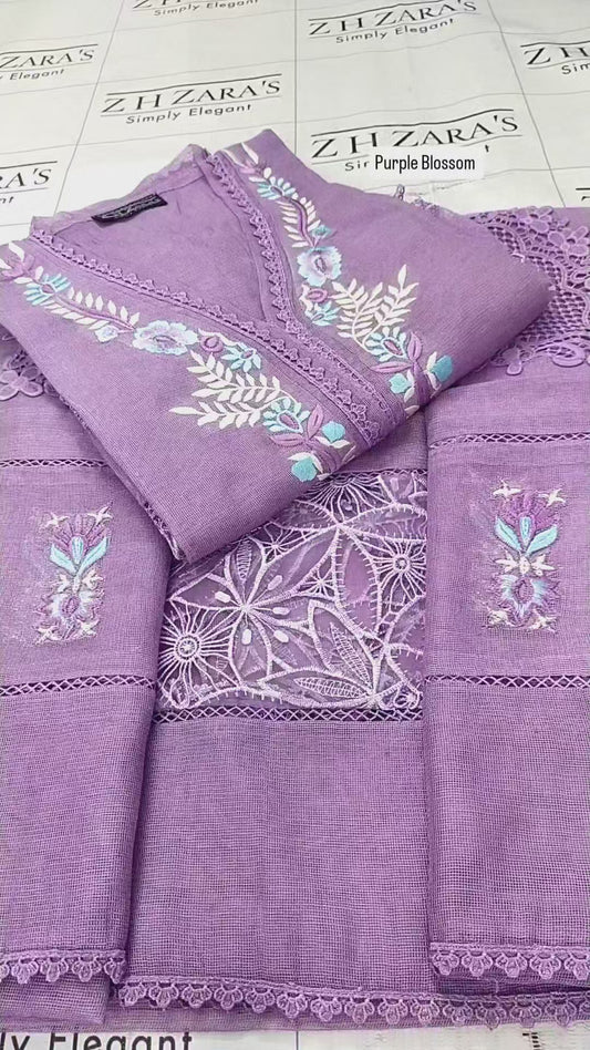 Purple Blossom 2pc