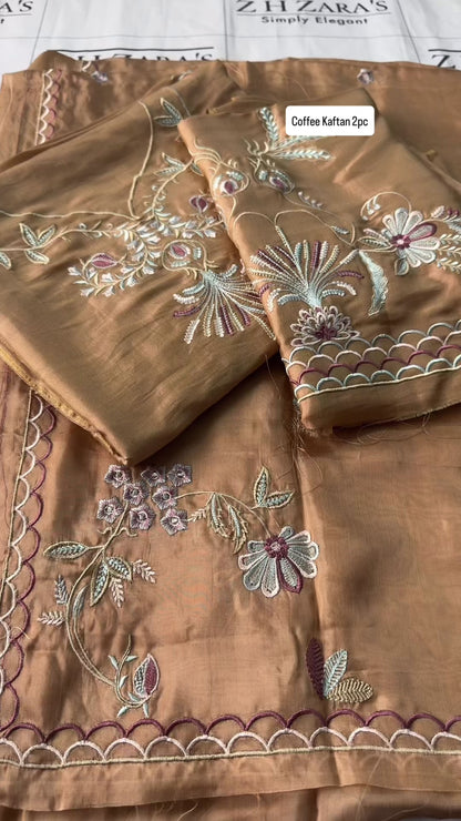 Coffee Kaftan 2pc