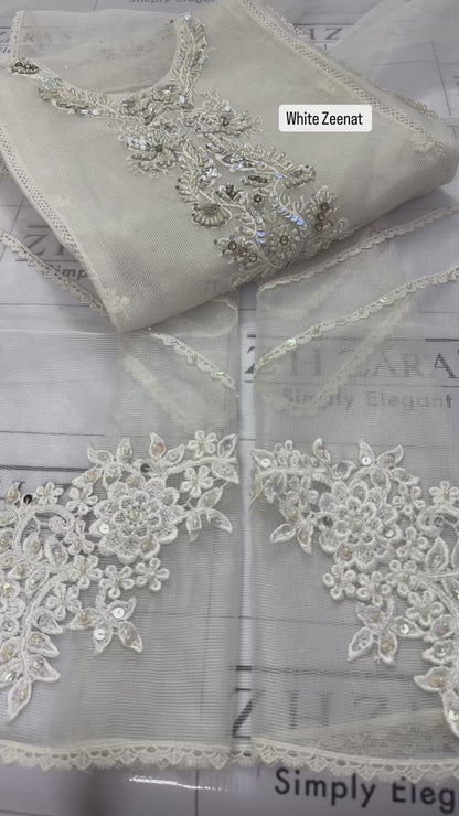 White Zeenat 2pc