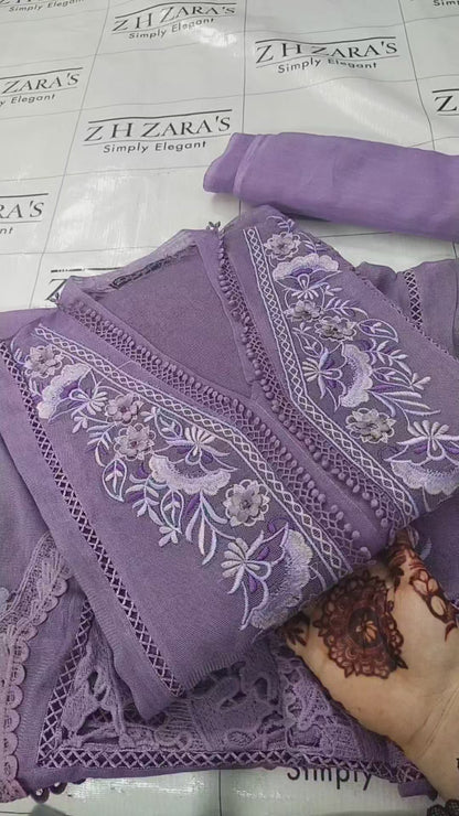 Lavender Shaahi 3pc