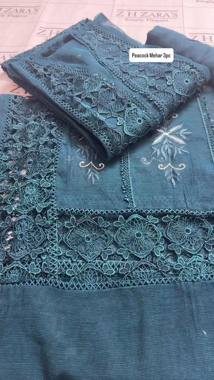 Peacock Mehar 3pc