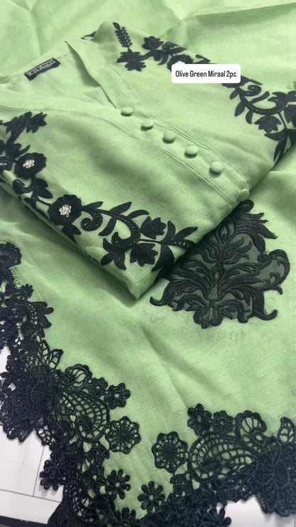 Olive Green Miraal 2pc