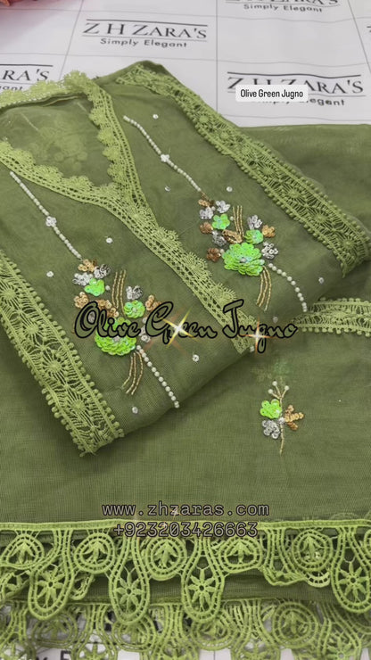 Olive Green Jugno 2pc