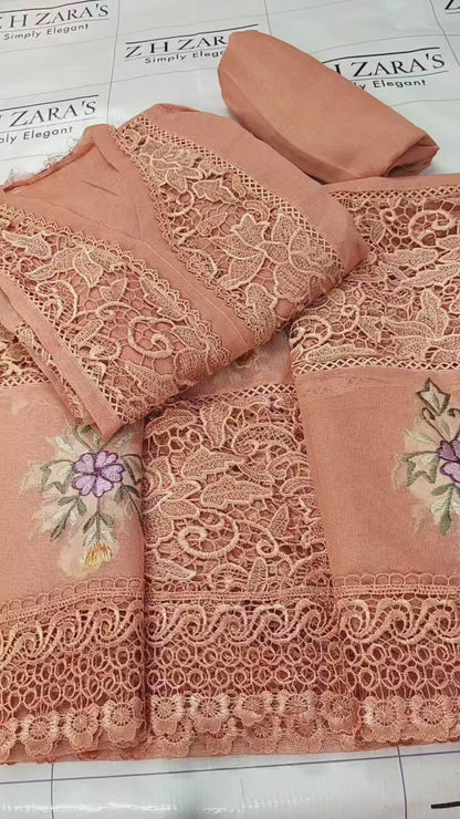 Mud Peach Crochet 3pc