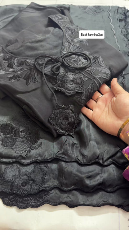 Black Zarmina 3pc
