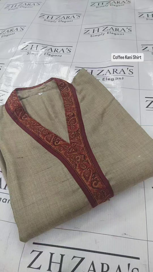 Coffee Kani Shirt Stitched