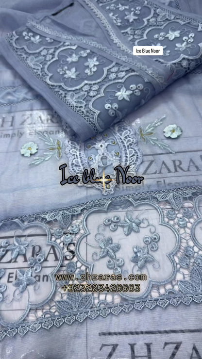 Ice Blue Noor 2pc