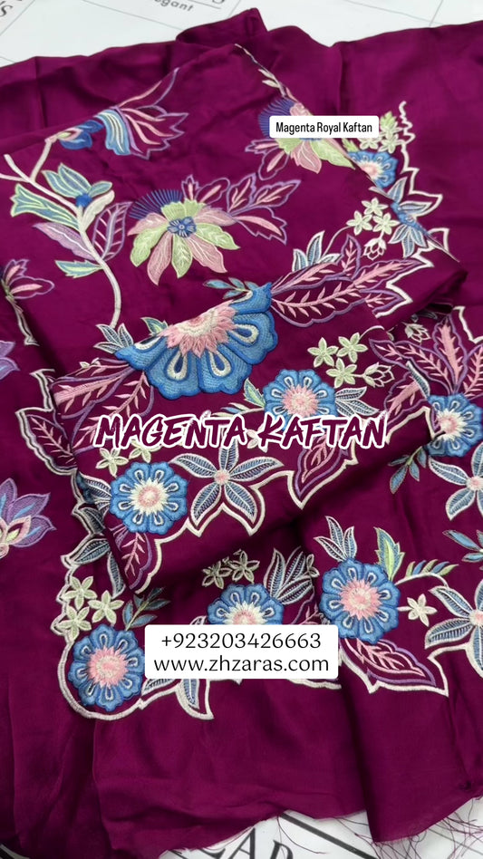 Magenta Royal Kaftan Shirt