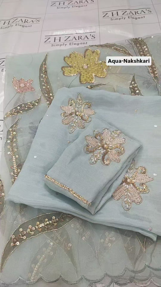Aqua Nakshkari 3pc