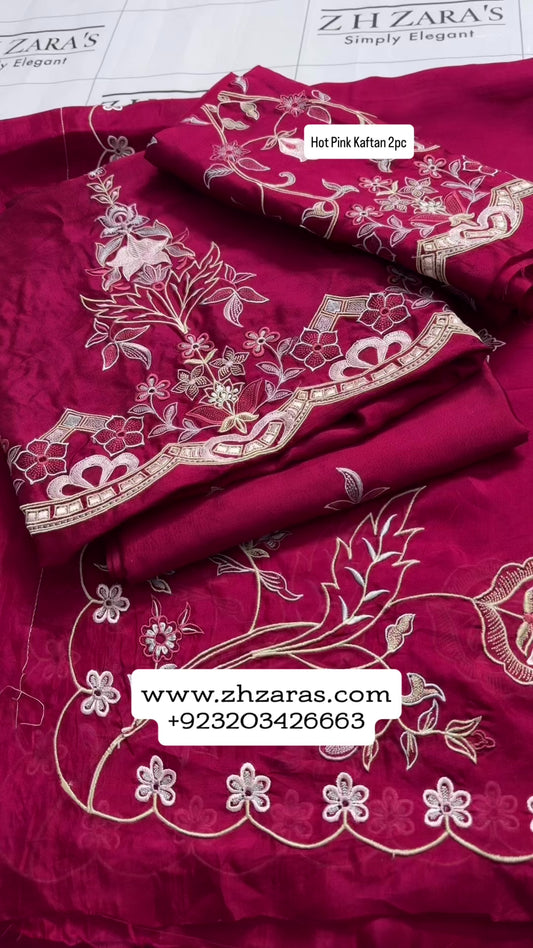 Hot Pink Kaftan 2pc