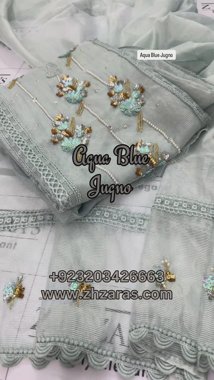 Aqua Blue Jugno 2pc