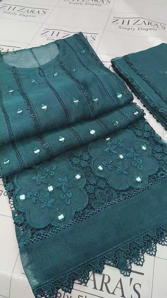 Emerald Green Saaz 2pc