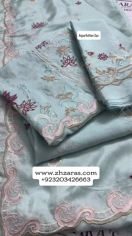 Aqua Kaftan 2pc