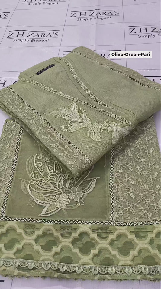 Olive Green Pari 2pc